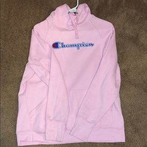 Baby Pink Champion Hoodie